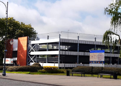 Innenstadt-Parkhaus für Touristen (Polen)